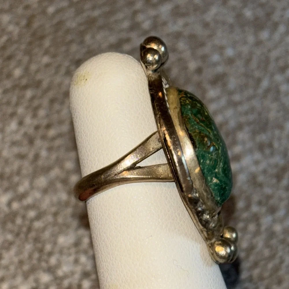 Turquoise and Sterling Ring
